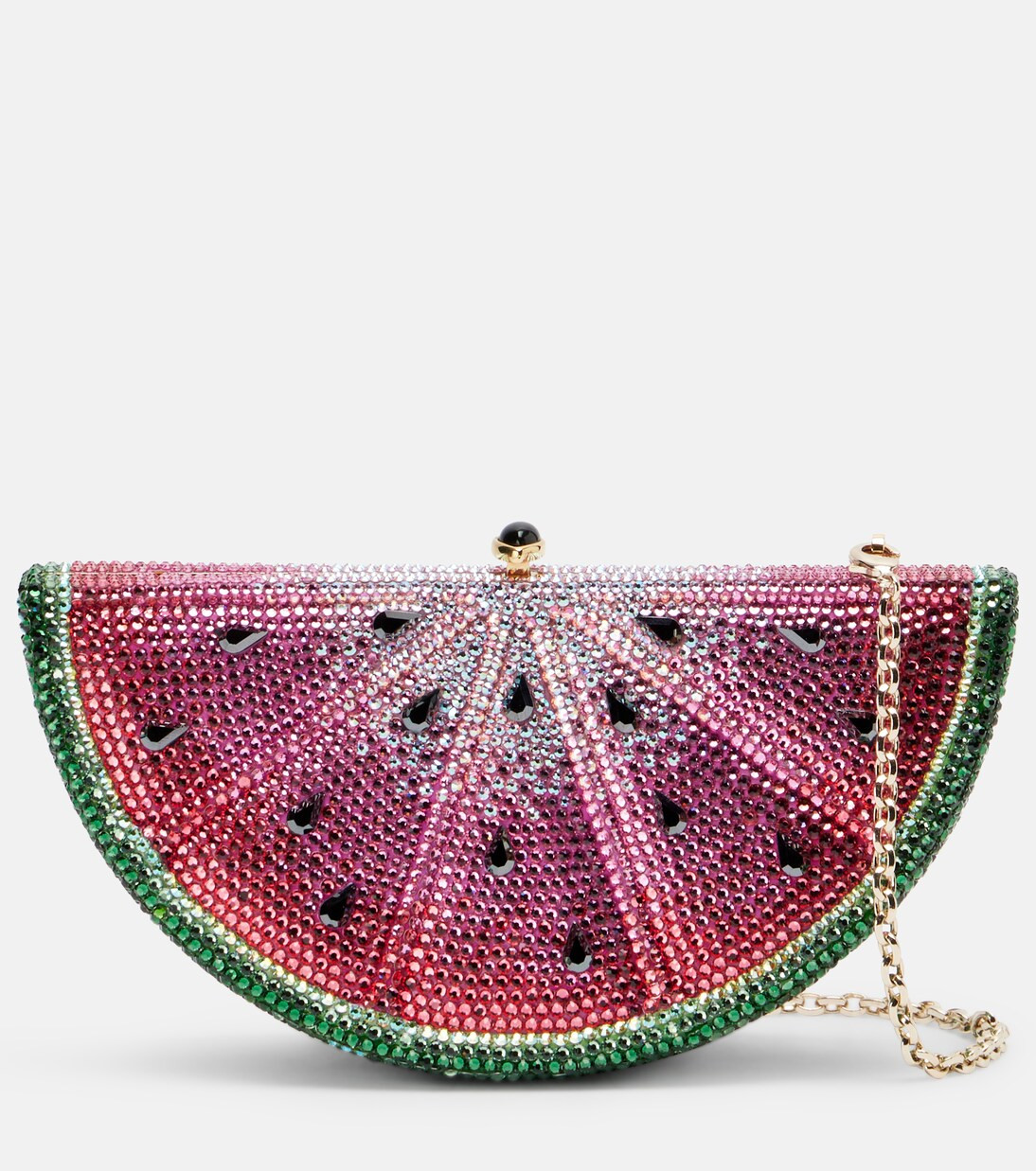 Watermelon Slice crystal-embellished clutch | Mytheresa (UK)