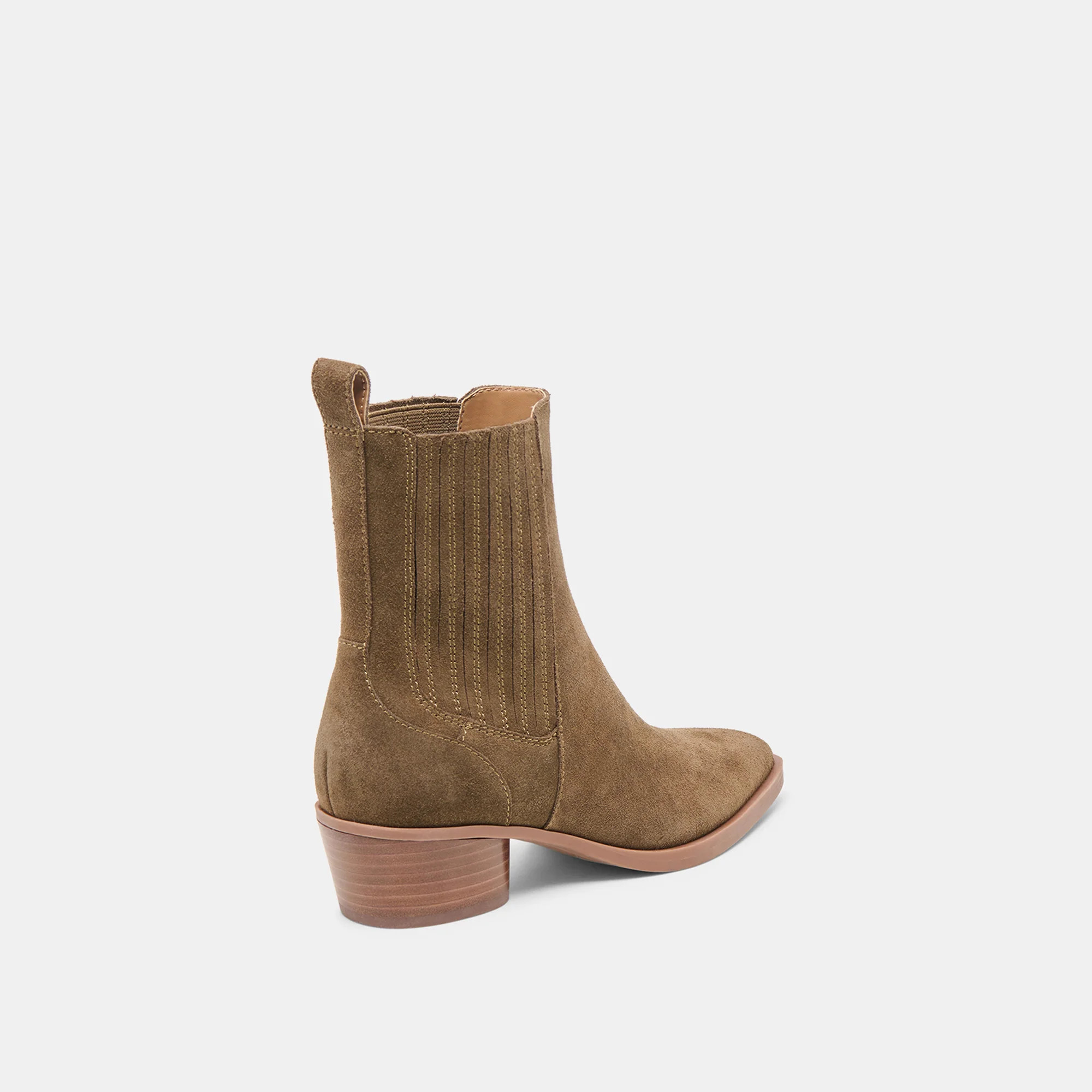 Faint H2O Booties Olive Suede | DolceVita.com