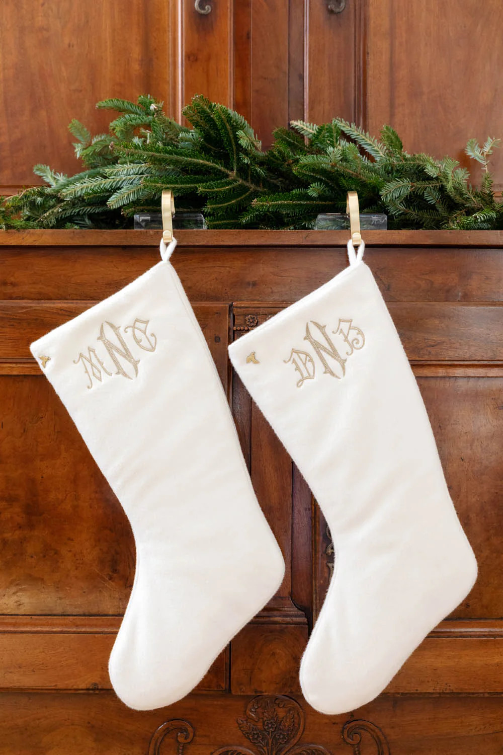 Ivory Christmas Stocking | Fig and Dove