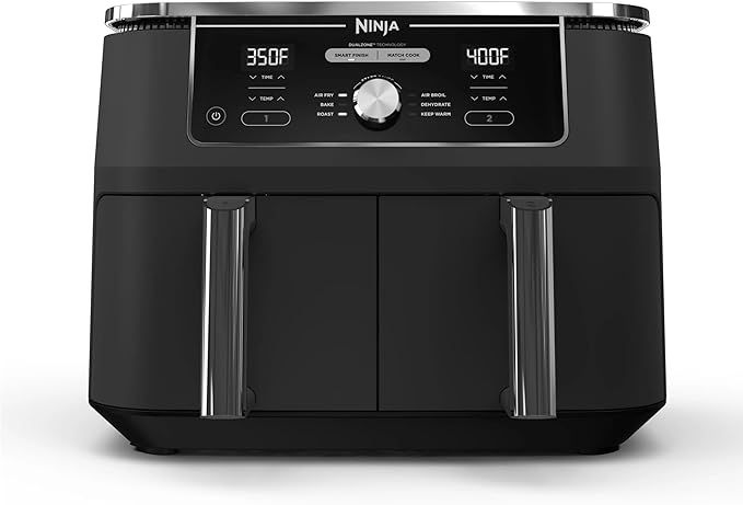 Ninja DZ401 Foodi 10 Quart 6-in-1 DualZone XL 2-Basket Air Fryer with 2 Independent Frying Basket... | Amazon (US)