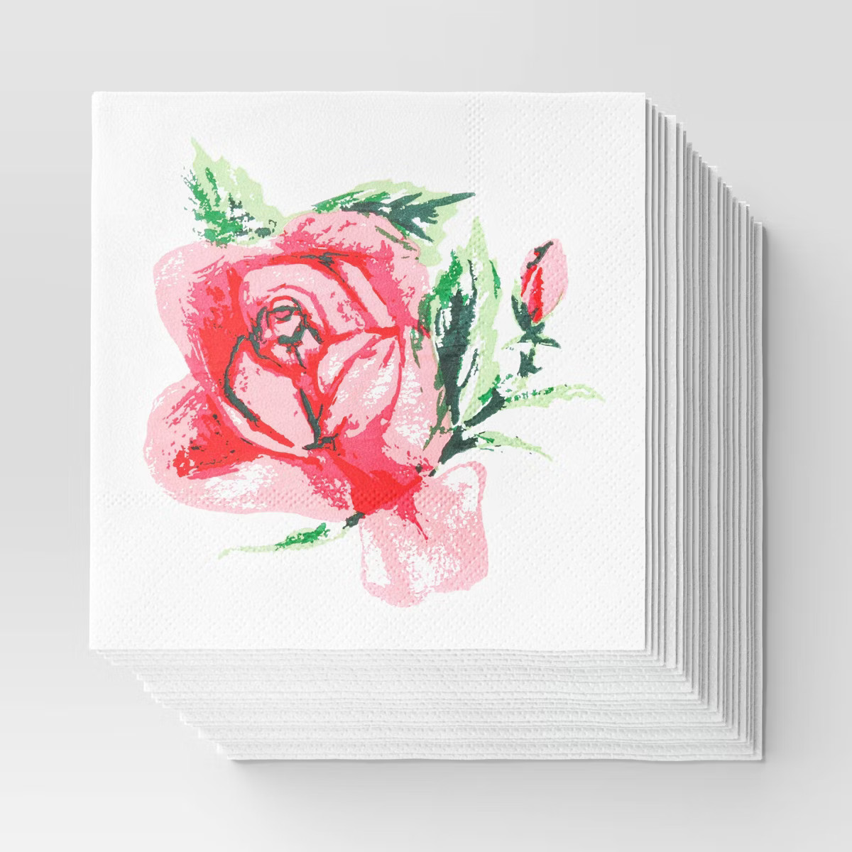 Rose Disposable Cocktail Napkin - Threshold™ | Target
