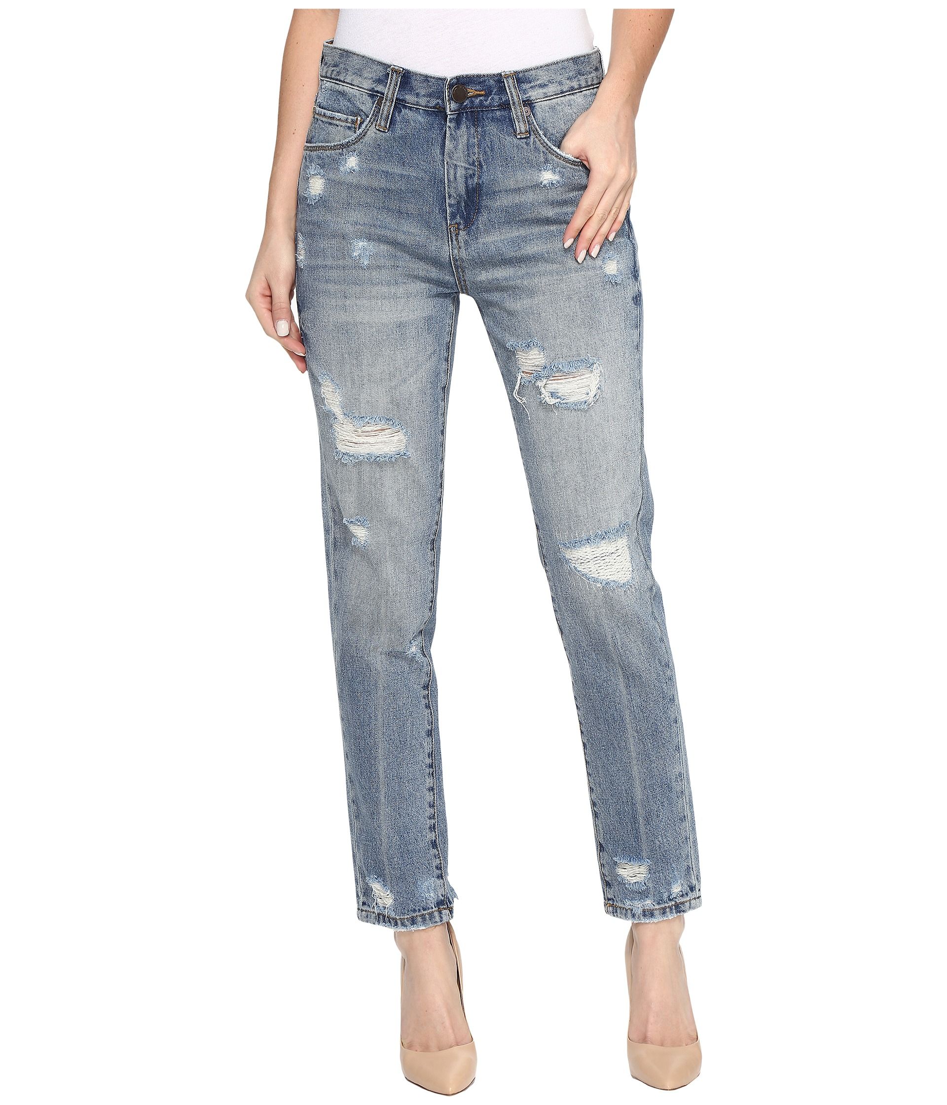 Blank NYC High-Rised Tapered Leg in Ms. Throwback | Zappos