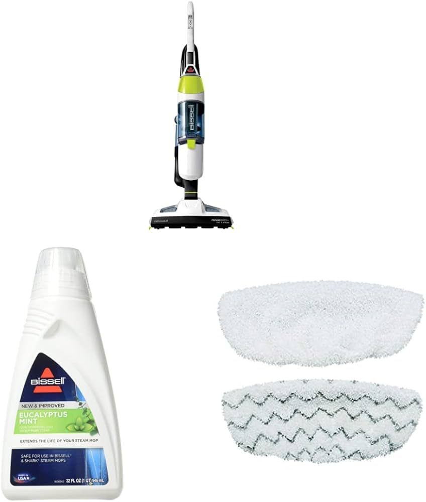 BISSELL 2747A PowerFresh Vac & Steam All-in-One Vacuum and Steam Mop + 1252 Vacuum and Steam Mop ... | Amazon (US)