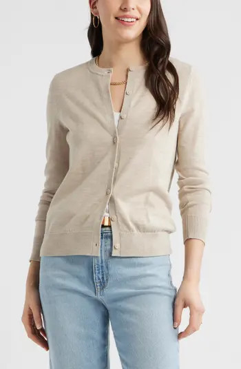 Merino Wool Blend Cardigan | Nordstrom