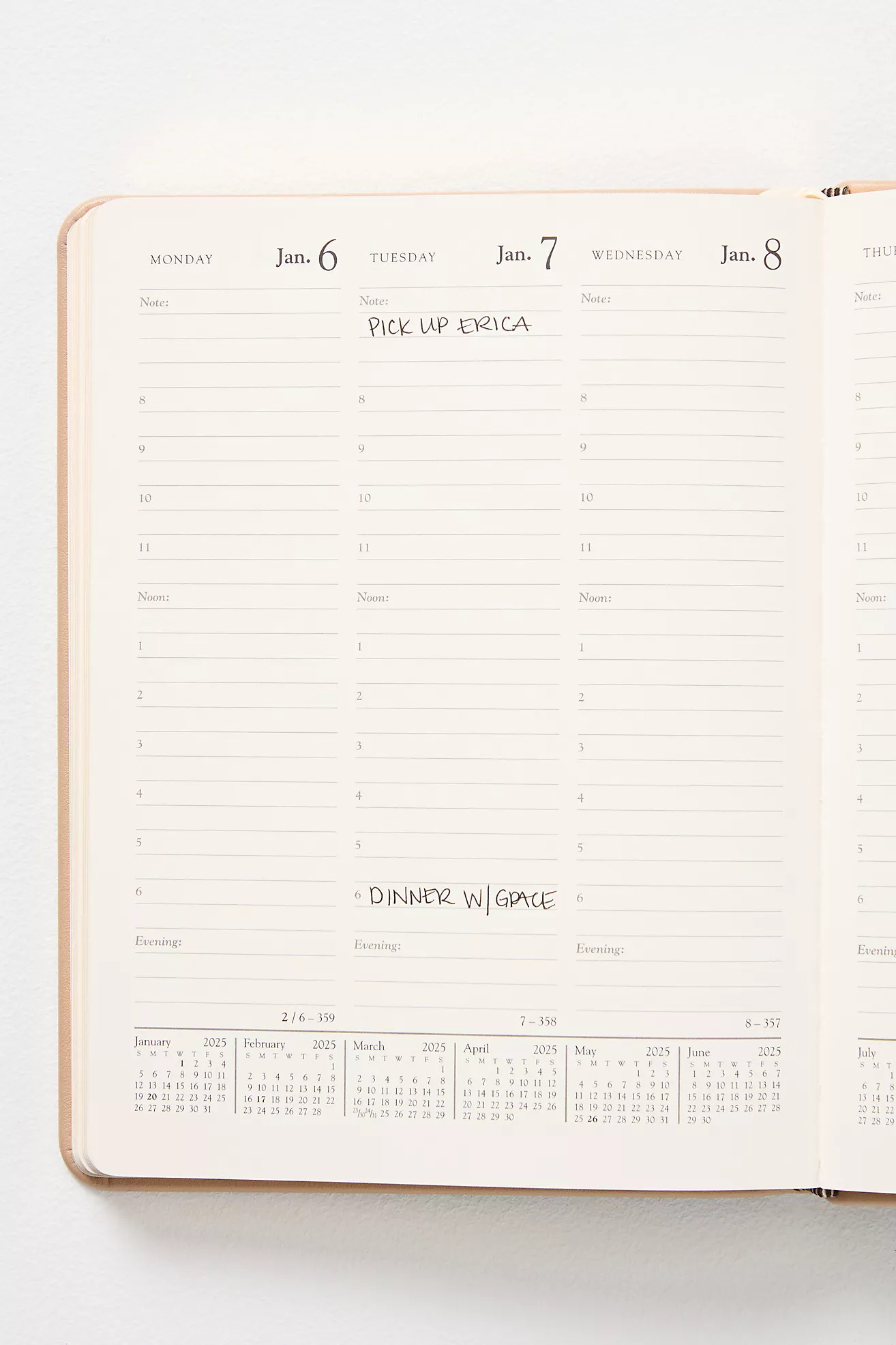 2026 17-Month Monogram Planner | Anthropologie (US)
