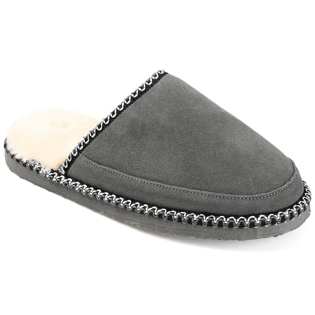 Territory Men's Grove Genuine Sheepskin Scuff Slippers | Lands' End (US)