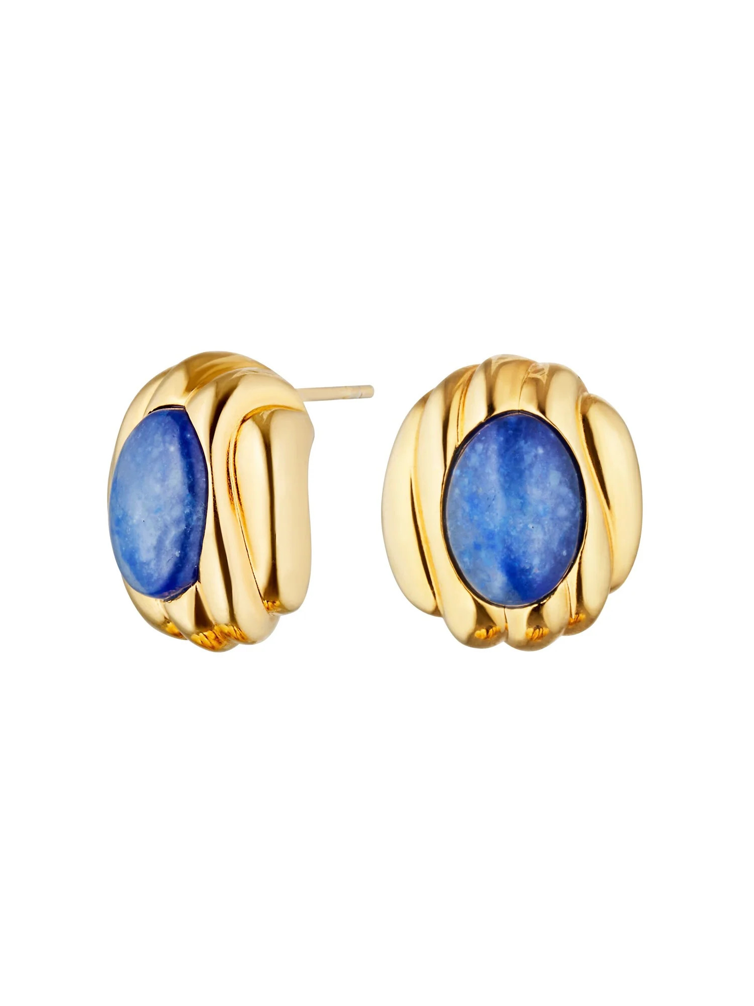 GIA EARRINGS BLUE AVENTURINE | Avant Studio