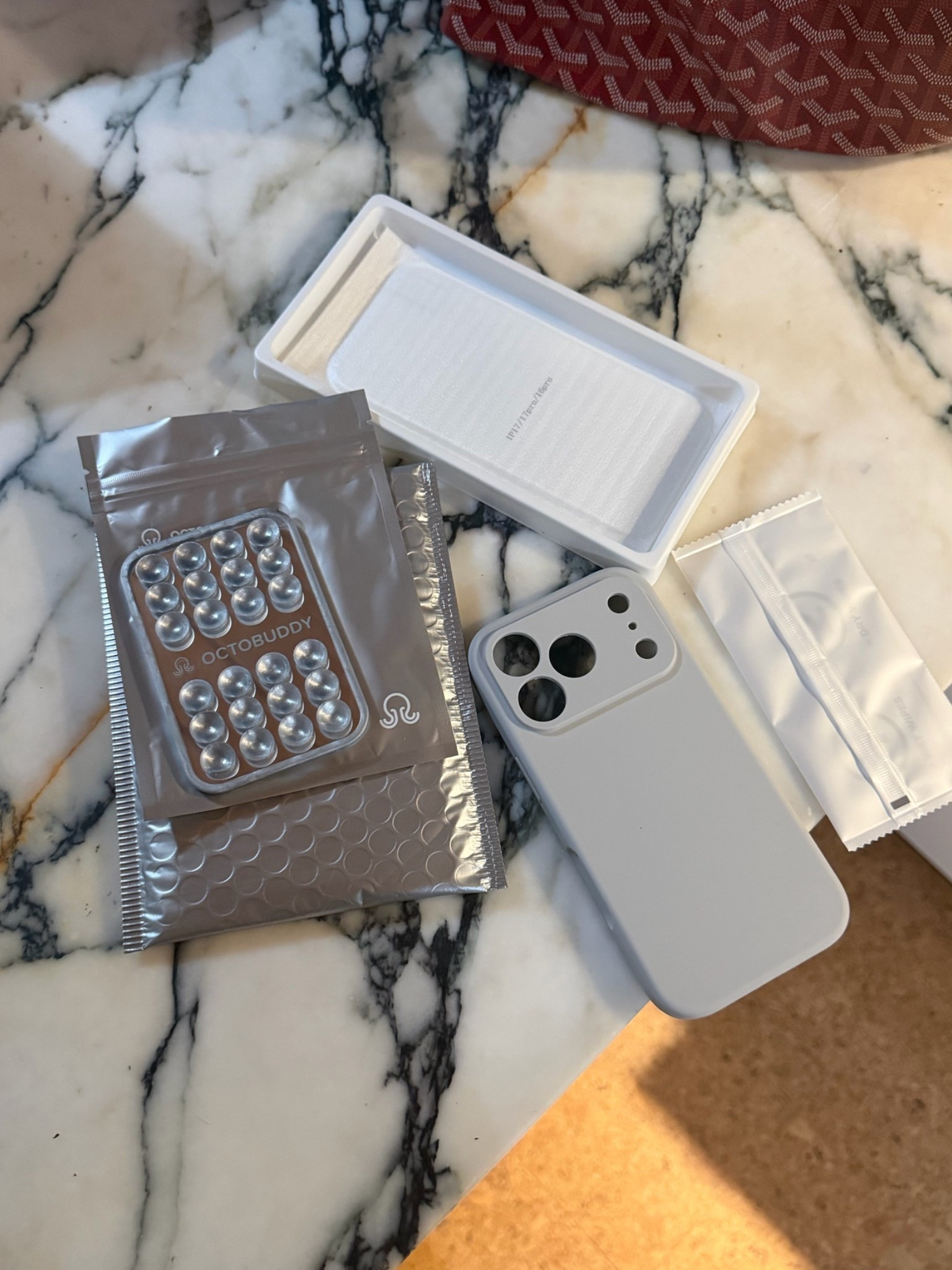 Influenced by shaymitchell - the grey phone case is such a great price and you get a screen protector too!