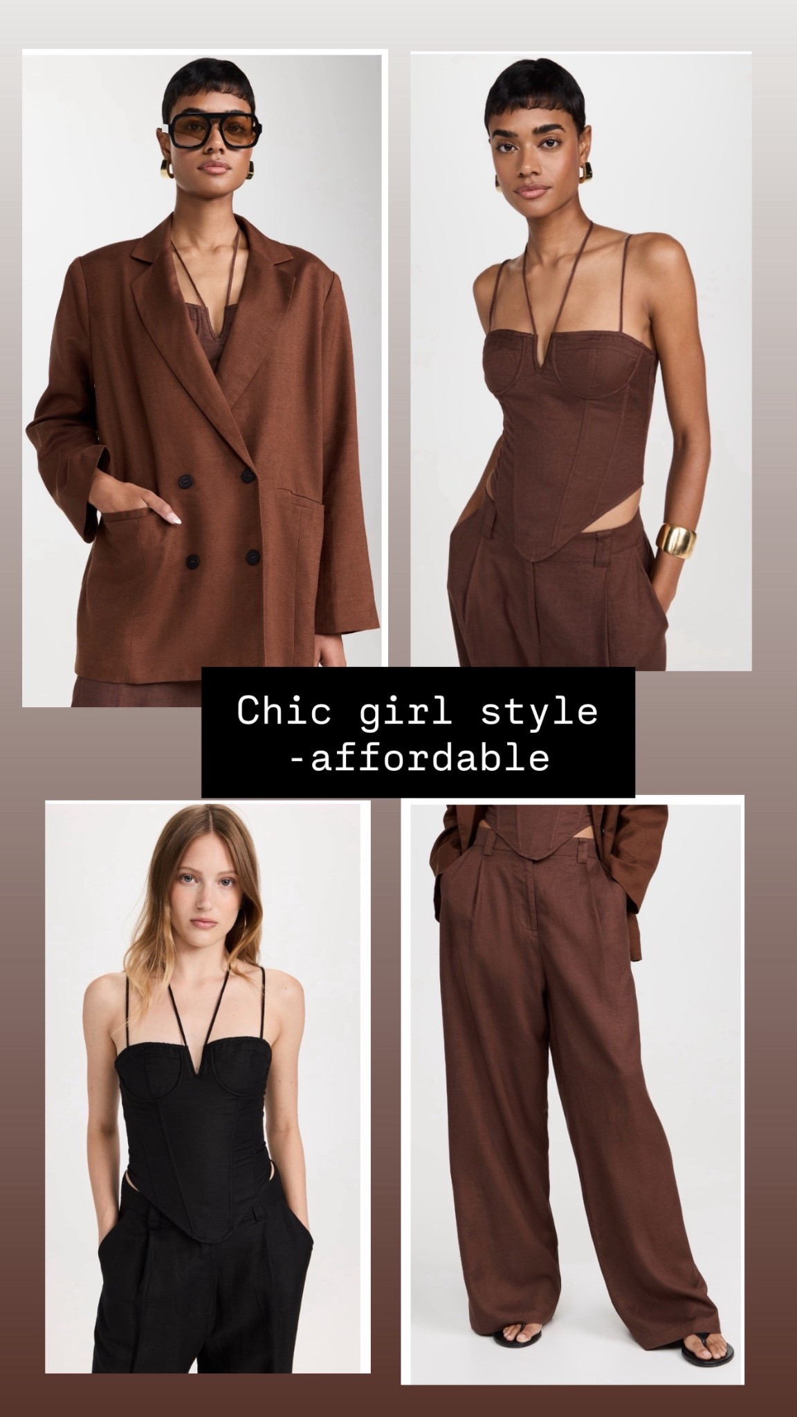 Love these! Affordable cool girl chic style pieces you can wear for years 