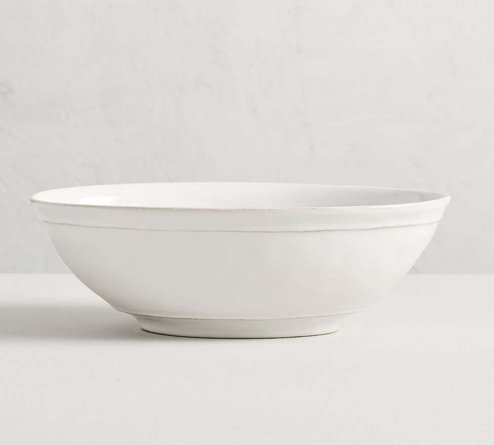 Cambria Handcrafted Stoneware Oval Serving Bowl | Pottery Barn (US)