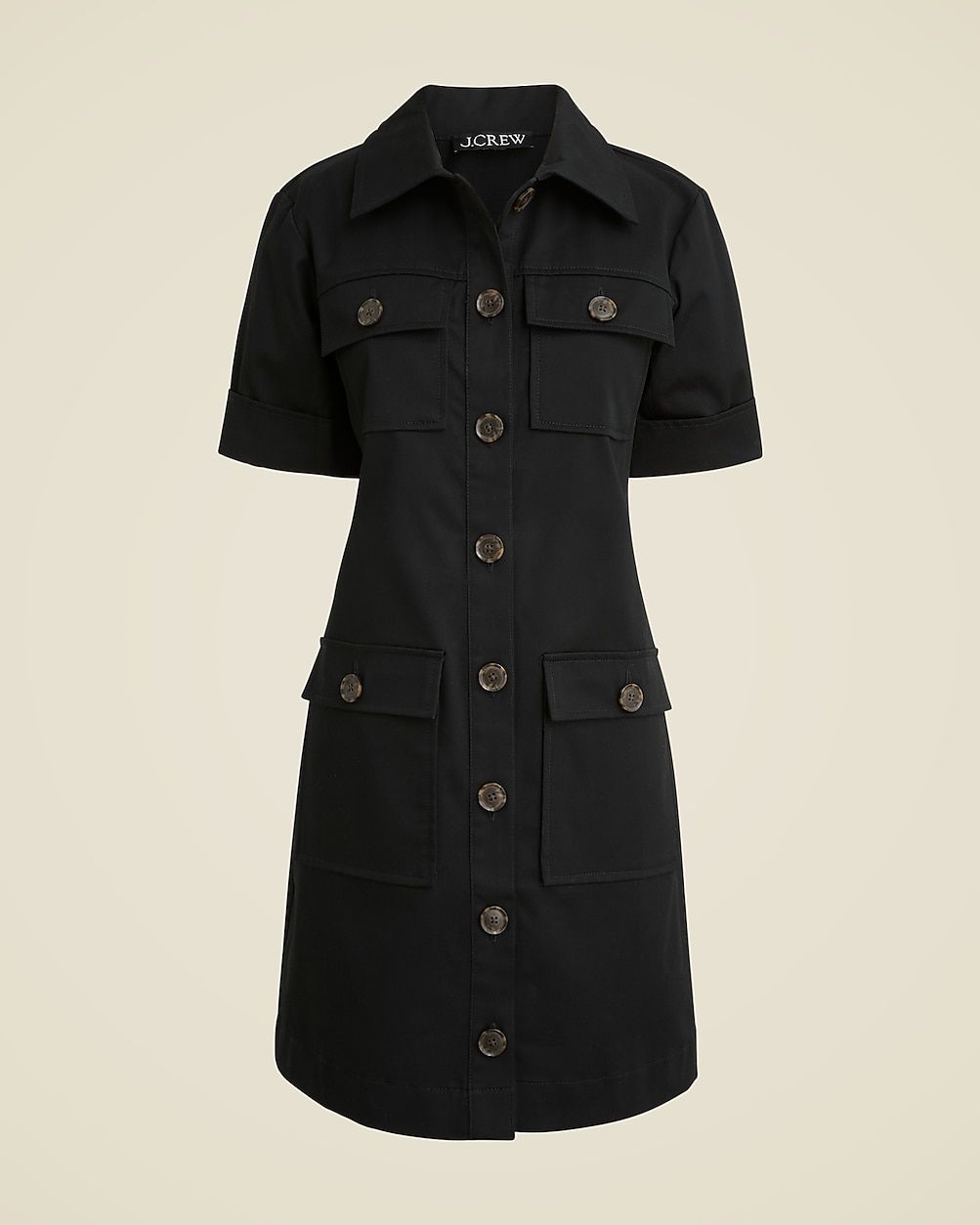 Gamine shirtdress in stretch twill | J. Crew US