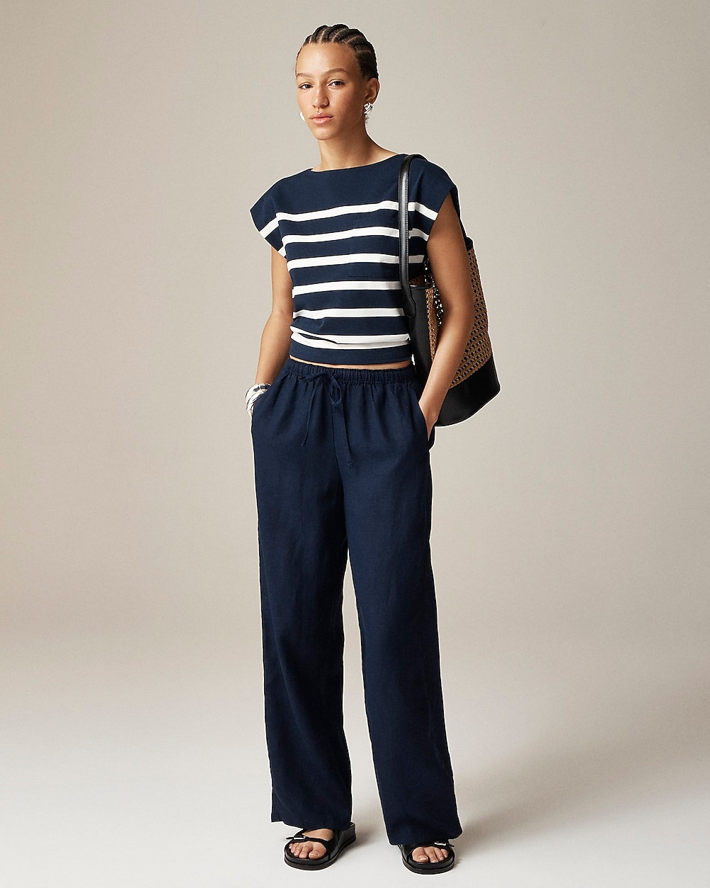 Tall Soleil pant in linen | J. Crew US
