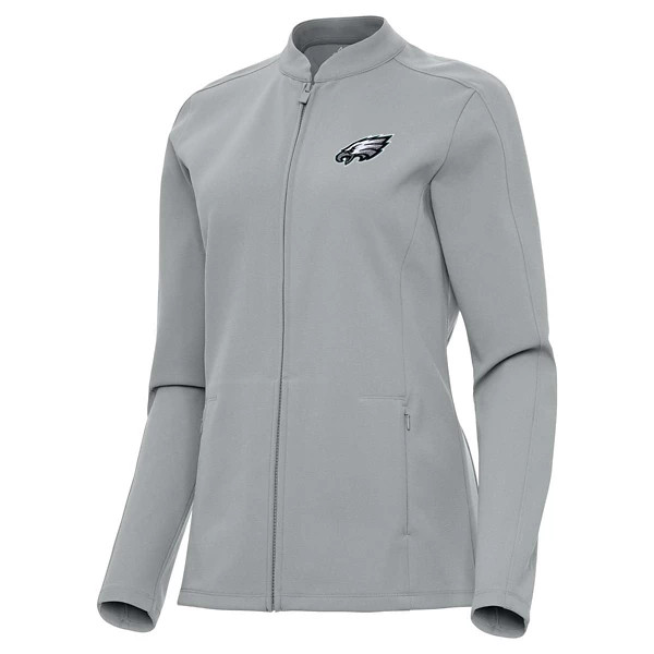 Philadelphia Eagles Women's Antigua Regard Mid Athletic Jacket 2XLarge Skyscraper | Scheels