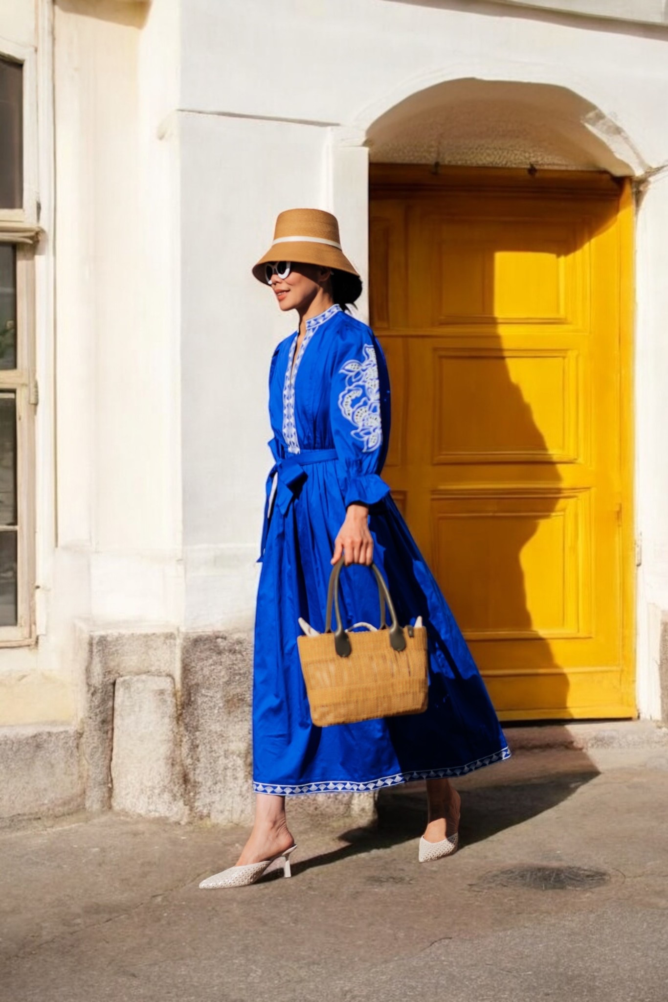 Monday blue // Blue Monday. 💙 I am fan of cotton dress with bright colors. What about you? 

#LTKTravel #LTKOver40 #LTKPetite
