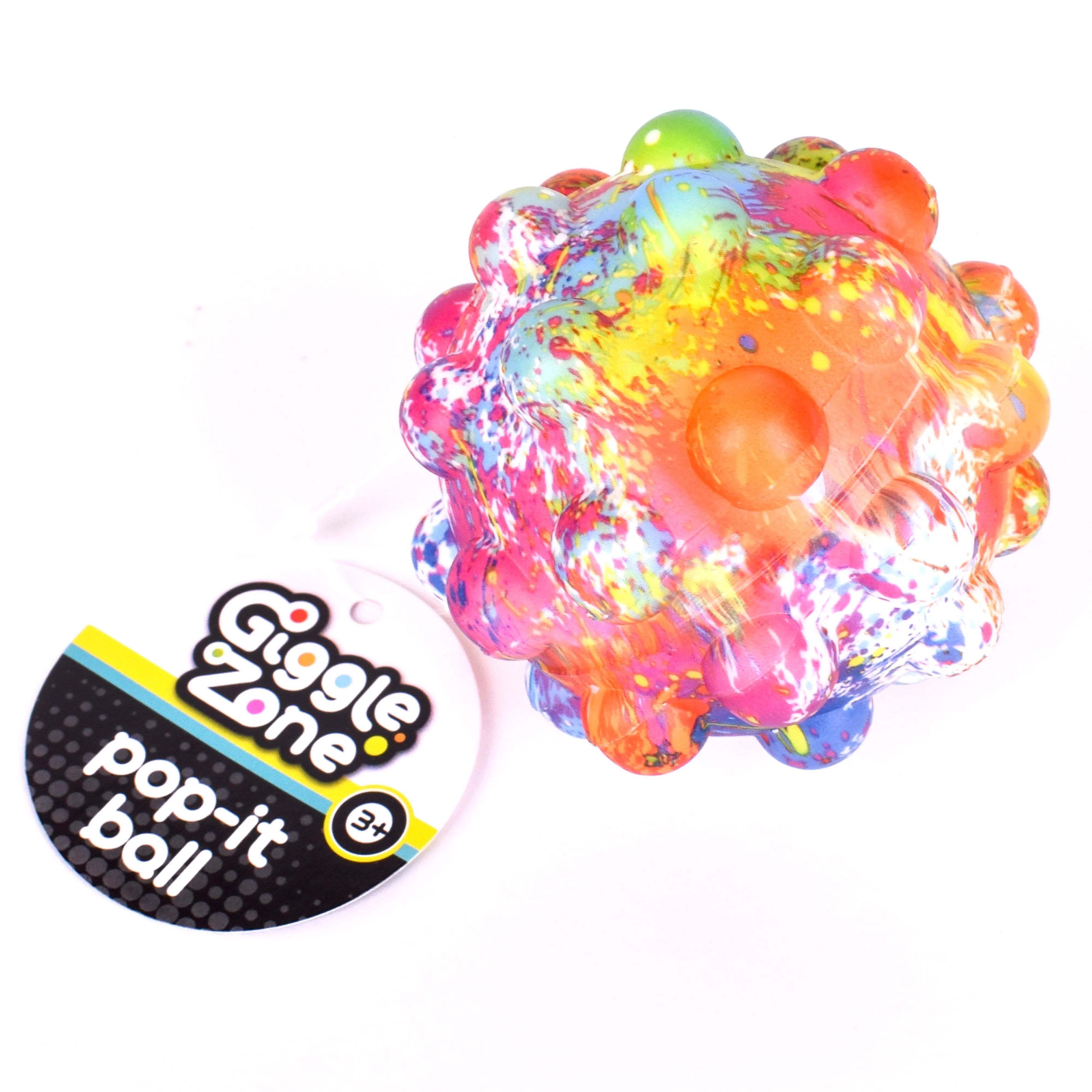 Giggle Zone Pop It Ball – Fidget Sensory Toy - Colors and Styles May Vary | Unisex, Ages 3+ | Walmart (US)