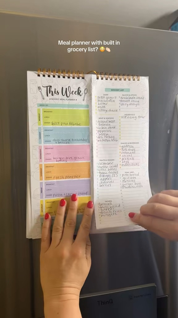 Finally found a meal planner that works for my brain 🤌🏻

#LTKmomlife #LTKHome #LTKfoodie
