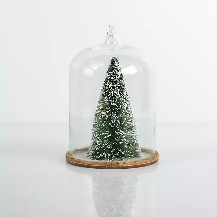 New! Cloche with Tree Christmas Ornament | Kirkland's Home
