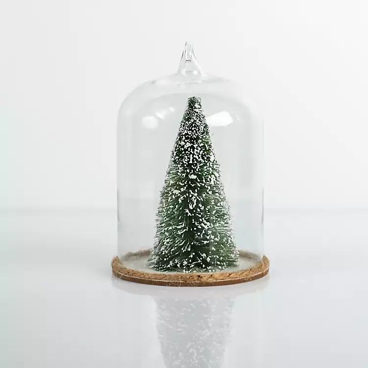Cloche with Tree Christmas Ornament | Kirkland's Home