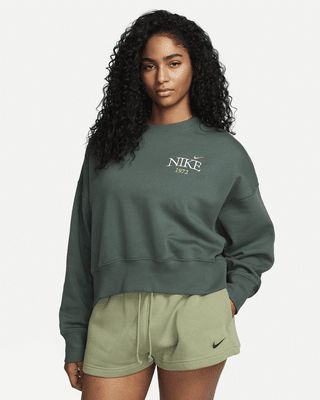 Women's Oversized Cropped Crew-Neck Sweatshirt | Nike (US)