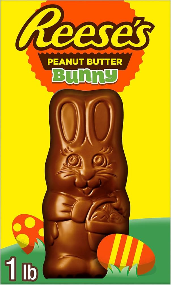 REESE'S BUNNY Milk Chocolate Peanut Butter, Easter Candy Gift Box, 1 lb | Amazon (US)