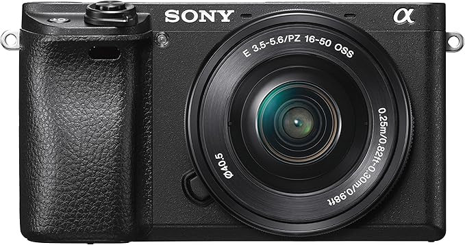 Sony Alpha 6300 E-Mount Systemkamera (24 Megapixel, 7,5 cm (3 Zoll) Display, XGA OLED Sucher, L-K... | Amazon (DE)