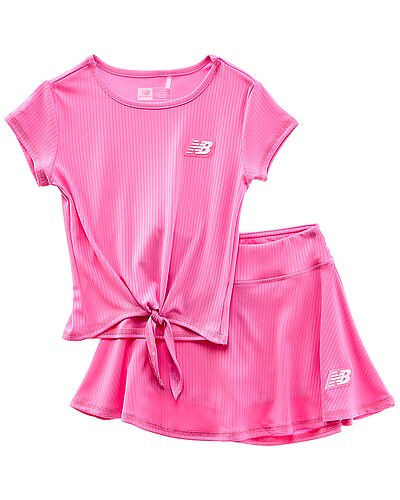 2pc Rib T-Shirt & Scooter Set | Gilt & Gilt City