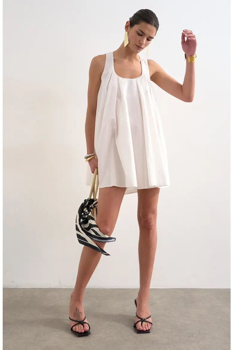 Pleated Sleeveless Minidress (Women) | Nordstrom | Nordstrom