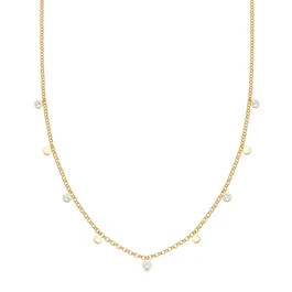 Gold Biography Single Adorned Rainbow Moonstone Necklace | Astley Clarke Ltd (Global)