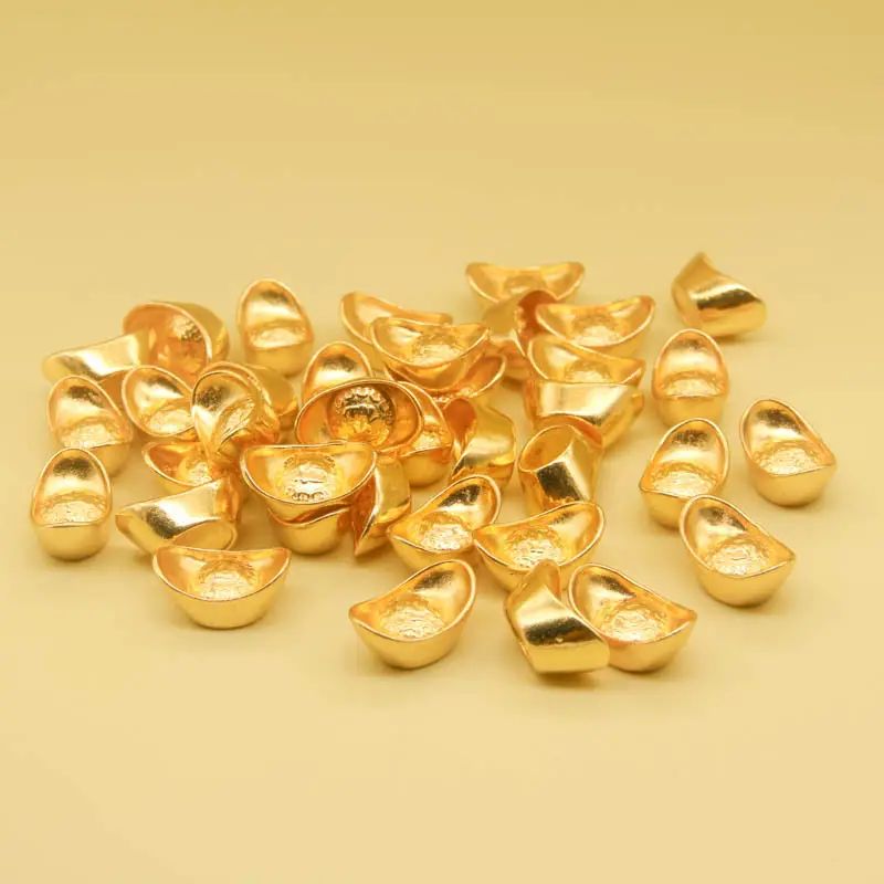 20pcs Chinese Golden Ingot Ornament - Fengshui Decor for Good Luck & Wealth! | Temu Affiliate Program