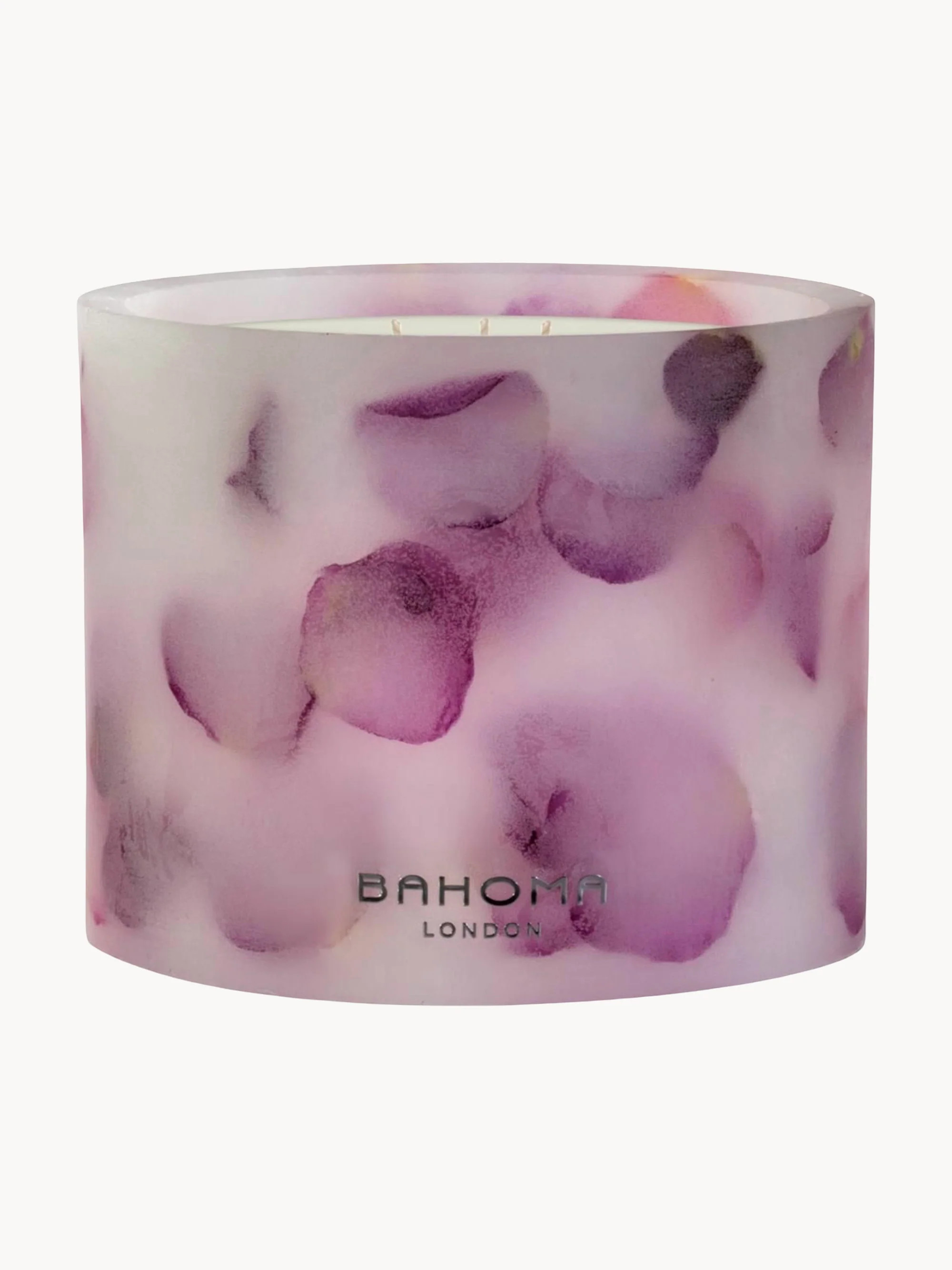 Handgegossene Dreidocht-Duftkerze Botanica (Rose) | Westwing EU