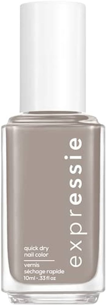 Essie expressie, Quick-Dry Nail Polish, 8-Free Vegan, Soft Gray, Binge-Worthy, 0.33 fl oz | Amazon (US)