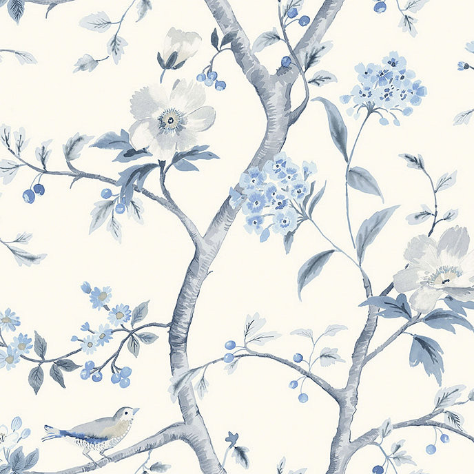 Chinoiserie Floral Wallpaper | Ballard Designs, Inc.