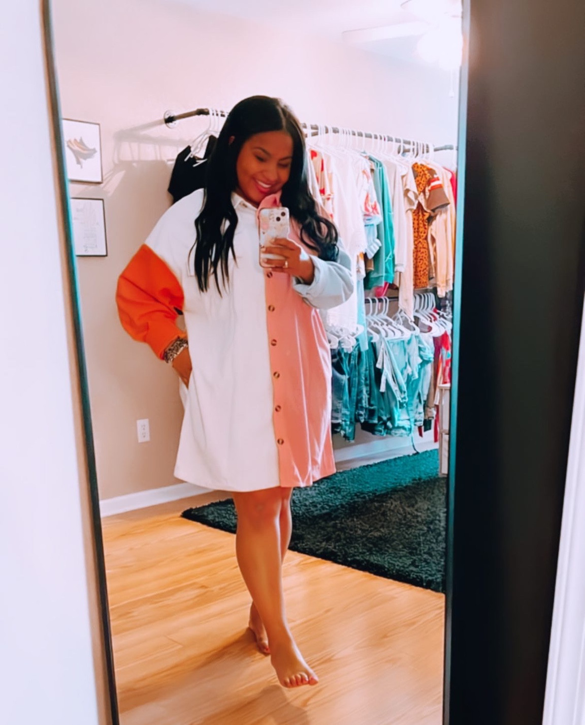 the CUTEST shacket dress and it’s color block too! 

wore this to church and LOVE IT 

#LTKSale #LTKFind #LTKSeasonal