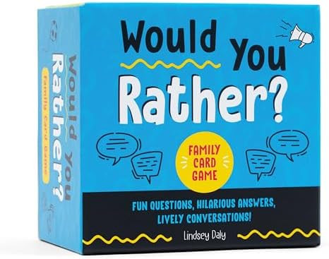 Would You Rather? Family Card Game: Fun Questions, Hilarious Answers, Lively Conversations!      ... | Amazon (US)
