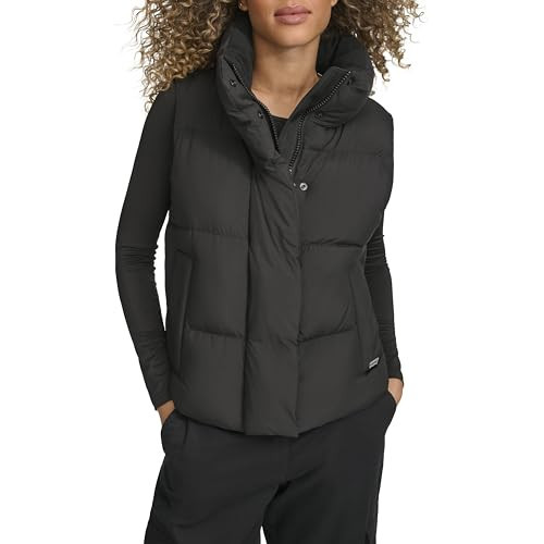 Levi's Women's Cloud Puff Puffer Vest, Black | Amazon (US)
