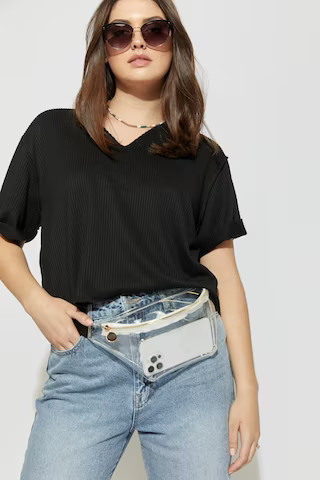 Women's Luz Clear Fanny Pack by Francesca's - Size: One Size | Francesca's