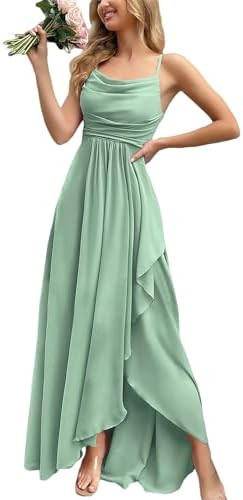 Women's Spring Formal Evening Gown Elegant Long Prom Dress Summer Wedding Guest Party Cocktail Br... | Amazon (US)