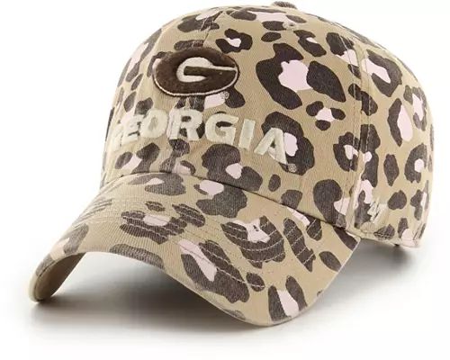 ‘47 Women's Georgia Bulldogs Brown Bagheera Leopard Adjustable Hat | Dick's Sporting Goods