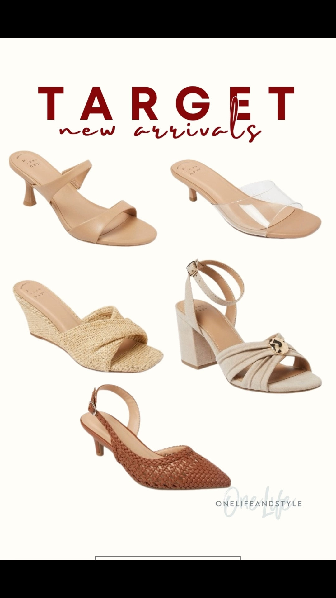 Target new shoes (neutral heels)

#LTKSeasonal