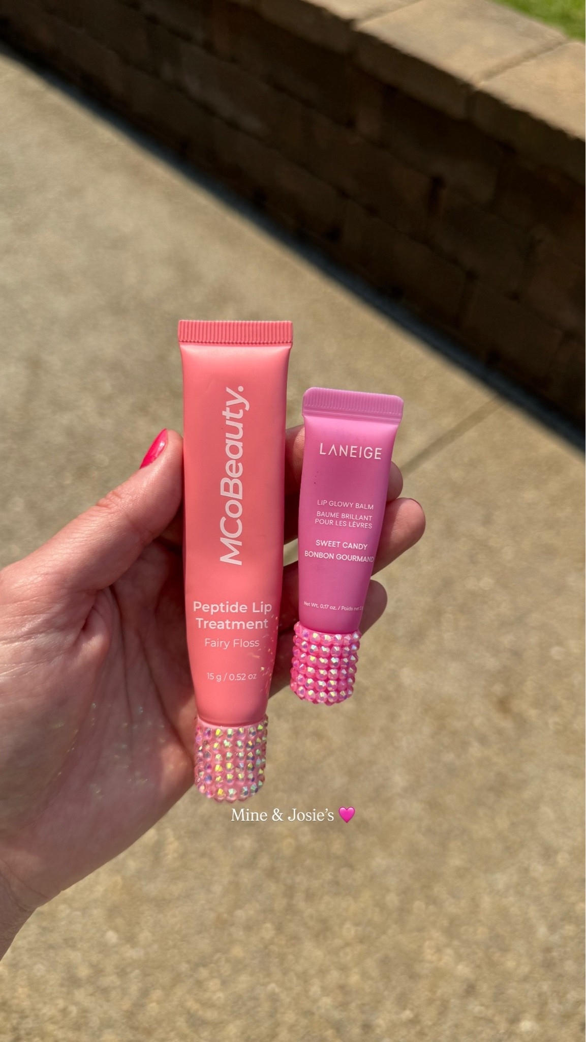 Bedazzled lip gloss 🩷🩷

#LTKdayinmylife #LTKootd #LTKmomlife