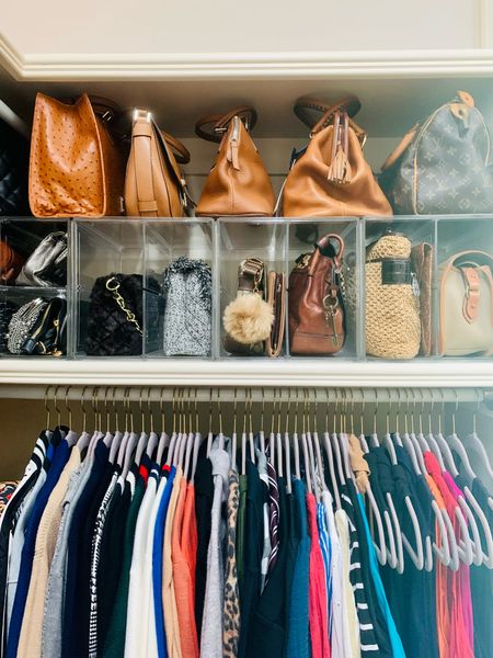 Closet and handbag organization 

#LTKhome #LTKfindsunder50 #LTKitbag