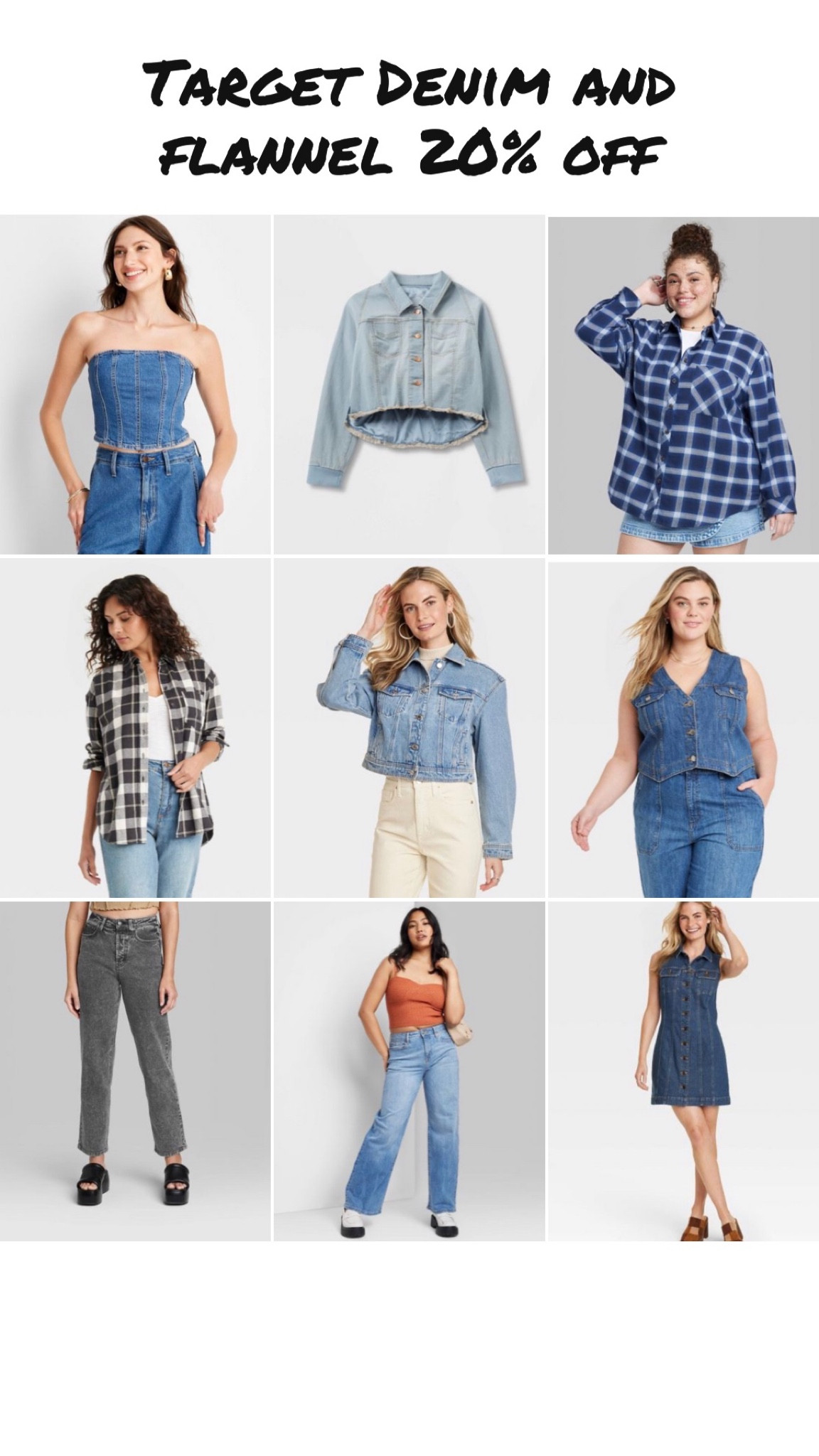20% off target flannel and denim finds.  These are my favorites! 

#LTKsalealert #LTKfindsunder50 #LTKSale