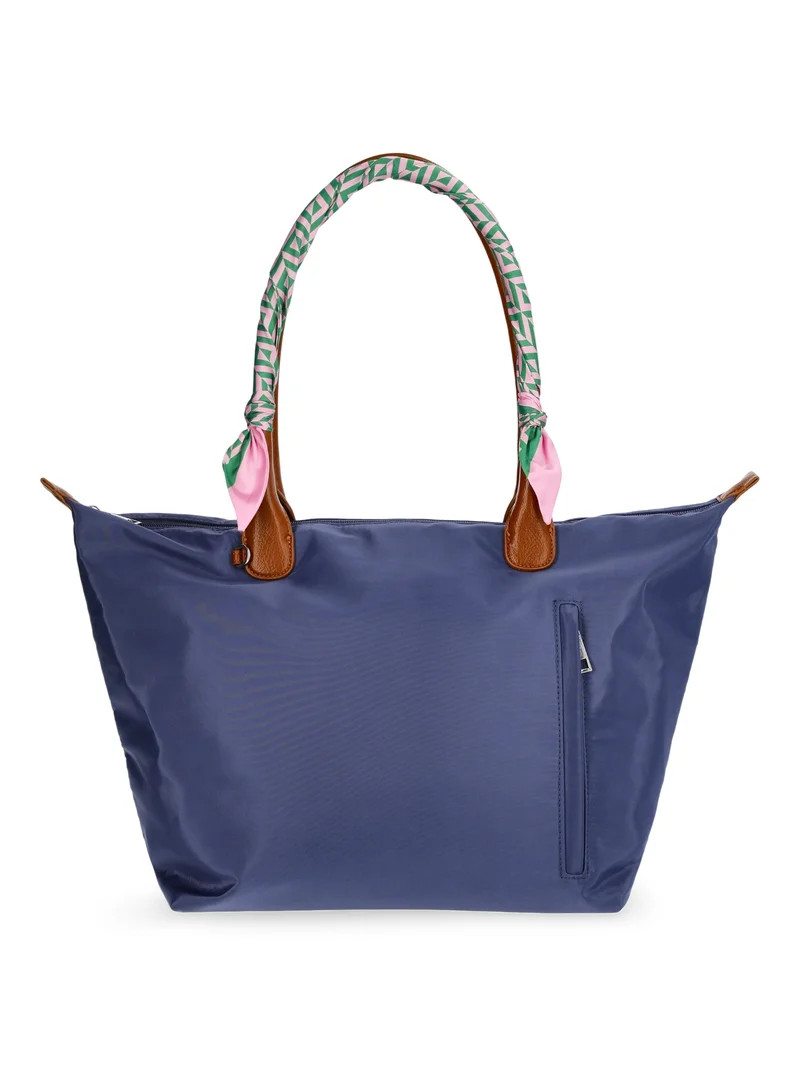 No Boundaries Women's Skinny Scarf Wrap, Turf Green/Pink Jubilee Geo Design for Adults | Walmart (US)