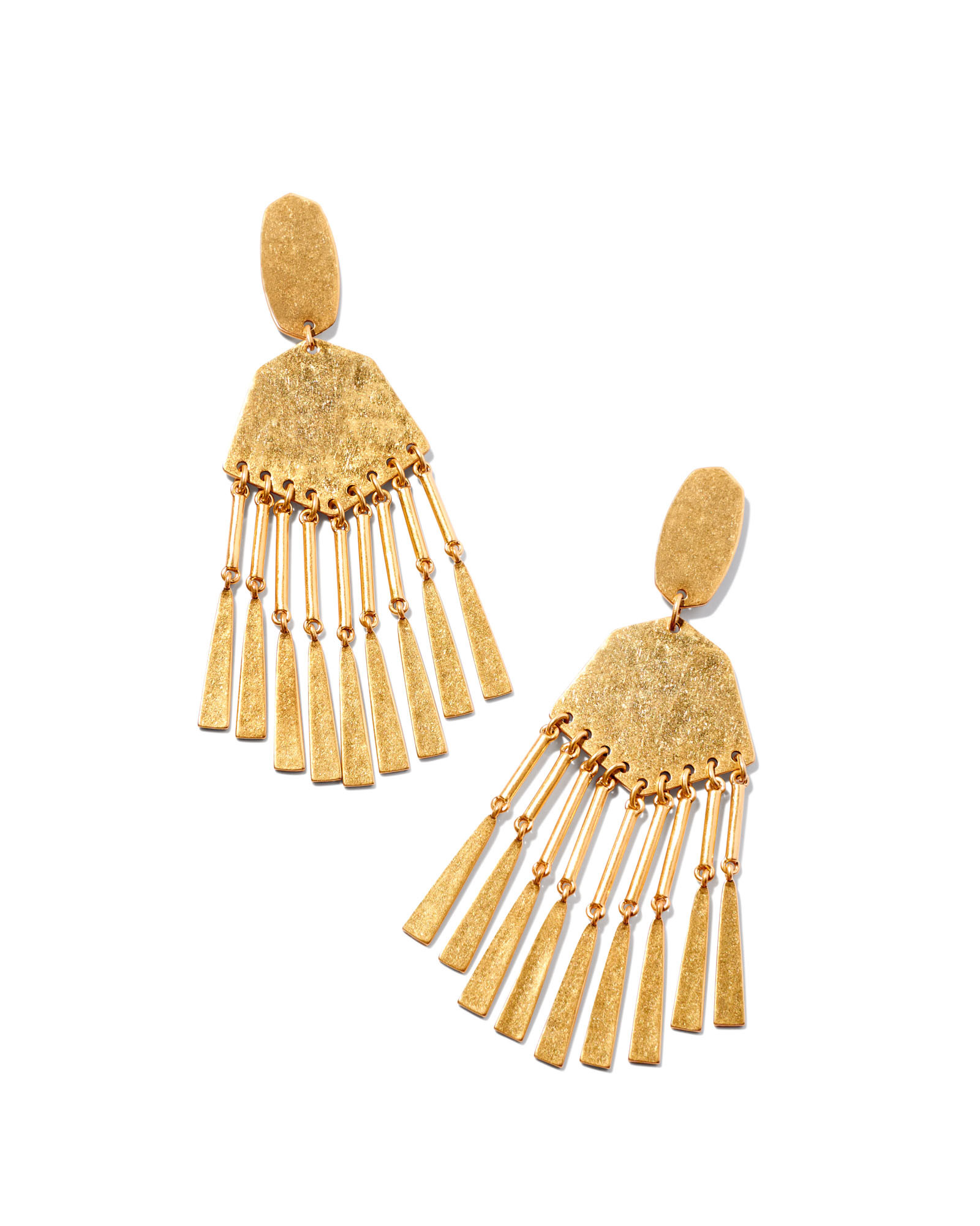Lynne Statement Earrings in Vintage Gold | Kendra Scott