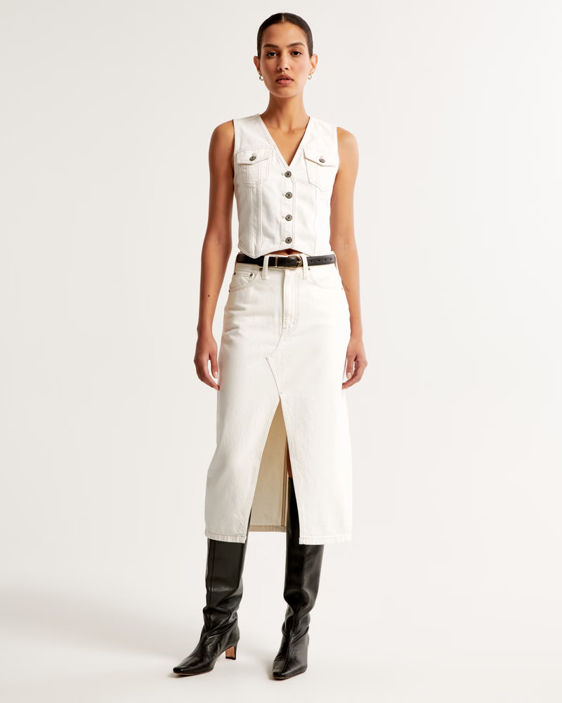 Denim Vest | Abercrombie & Fitch (US)