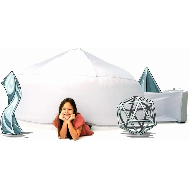 The Original AIR FORT Build A Fort in 30 Seconds, Inflatable Fort for Kids (Mod About Gray) | Walmart (US)