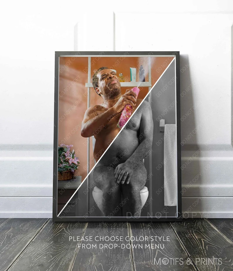 Friday Movie Print | Toilet Scene | Funny Bathroom Decor | Wall Art | - Premium Quality Print - E... | Etsy (US)