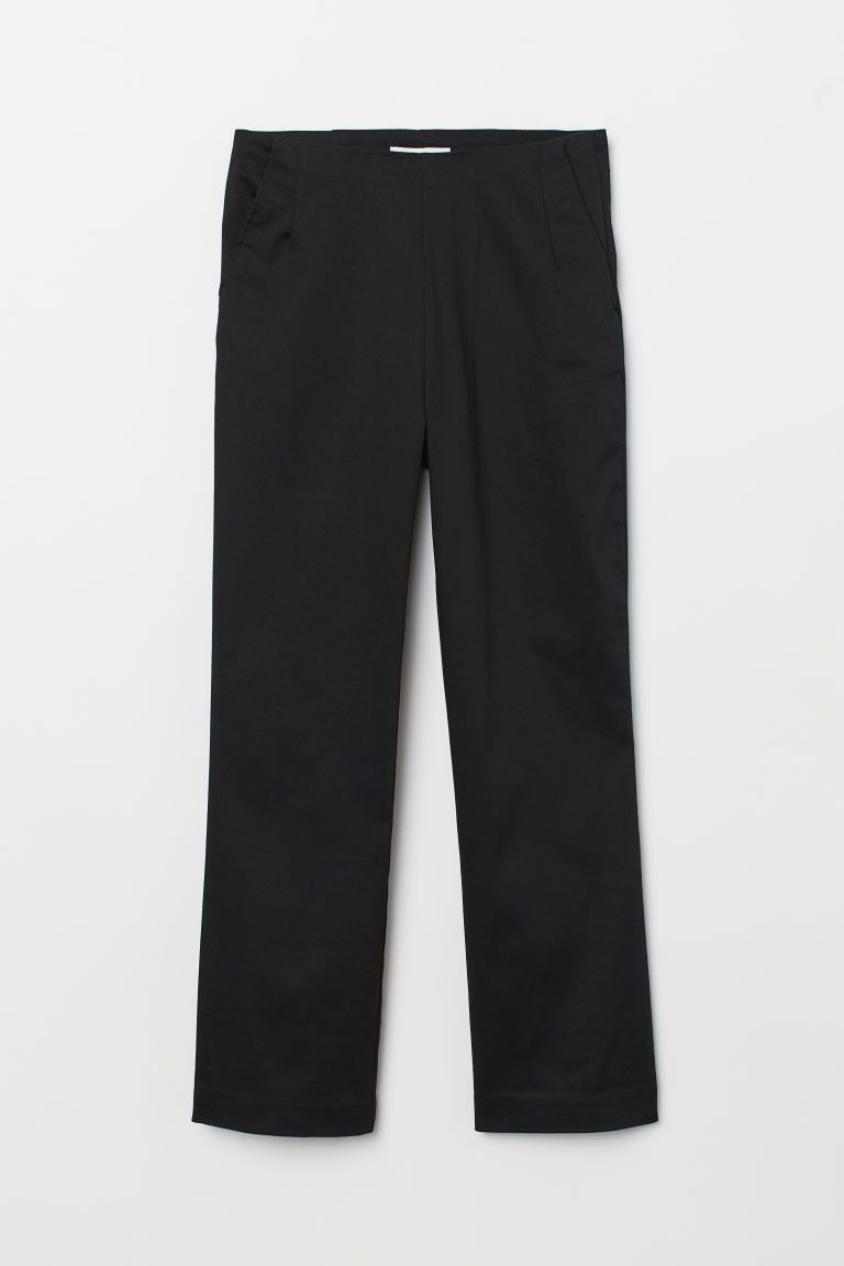 H & M - Slim High Waist Pants - Black | H&M (US + CA)