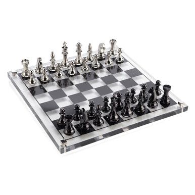 Acrylic Chess Set | Z Gallerie