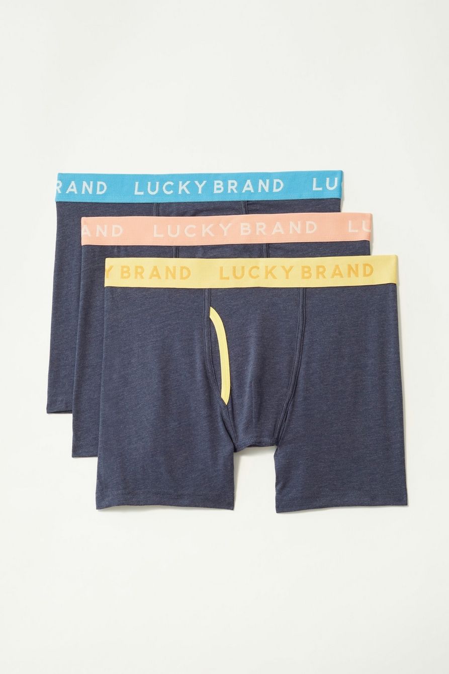 3 PACK STRETCH BOXER BRIEFS | Lucky Brand